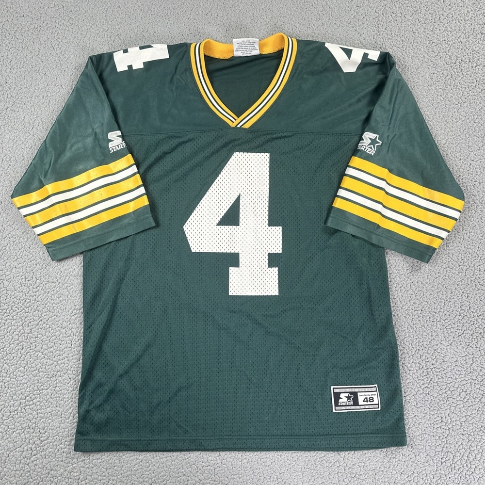 VTG 90s‎ Starter Brett Favre Home Jersey Men 48 Large Green Bay Packers NFL 1995